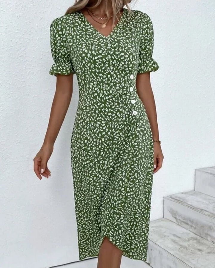 Madita™ - Wickelkleid mit Knöpfen für feminine Eleganz