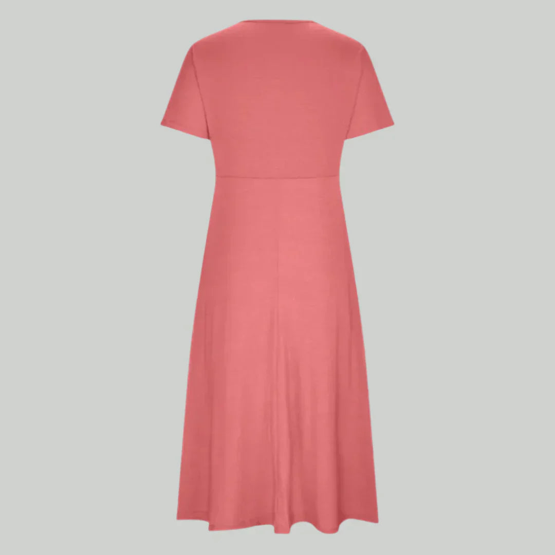 Viola™ - Midikleid mit überkreuztem Ausschnitt