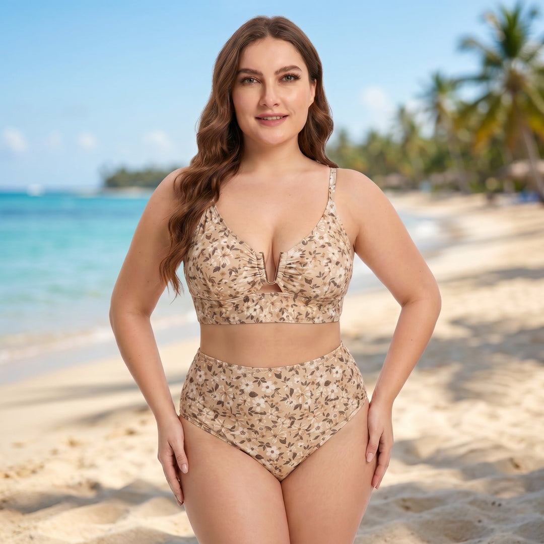 Giulia™ - Floraler Hochbund-Bikini