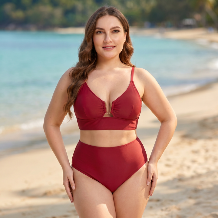 Giulia™ - Floraler Hochbund-Bikini