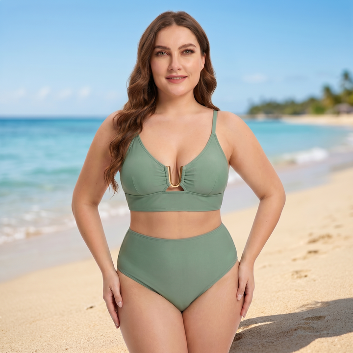 Giulia™ - Floraler Hochbund-Bikini
