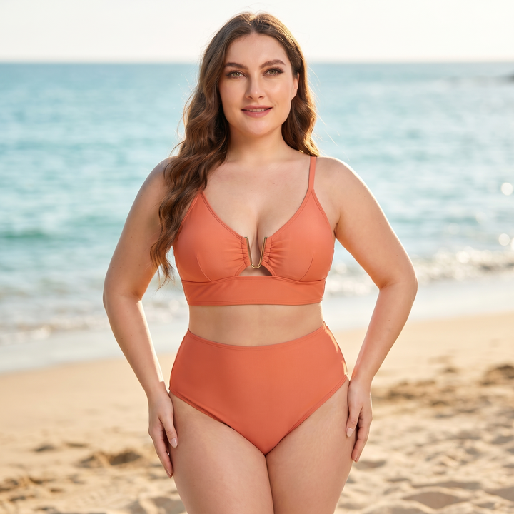 Giulia™ - Floraler Hochbund-Bikini