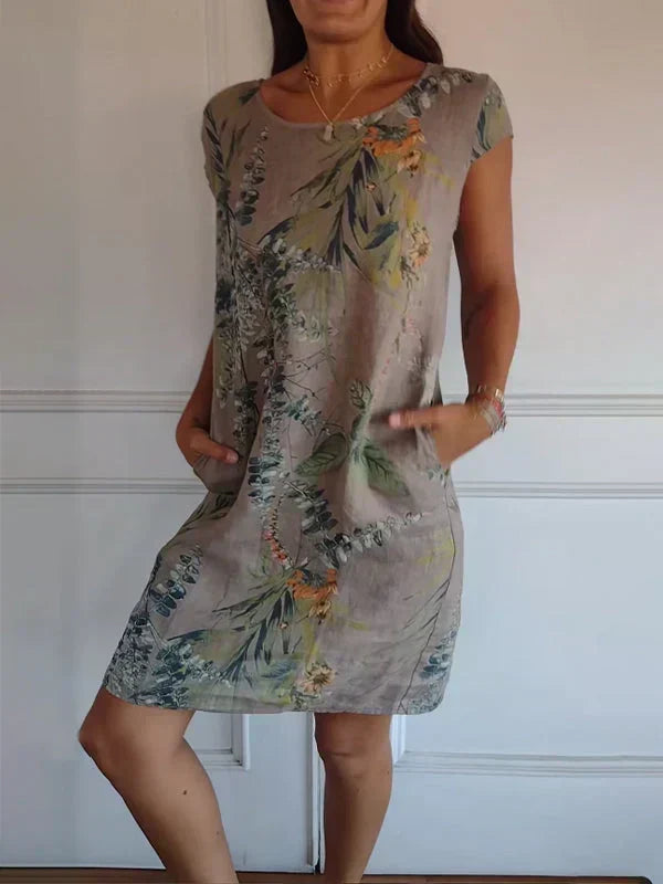 Mia™ - Luftiges Tropical-Kleid mit Seitentaschen